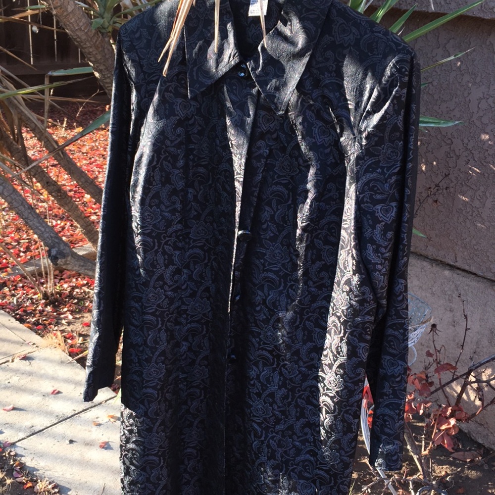 Vintage Notation Trench Blazer - image 1